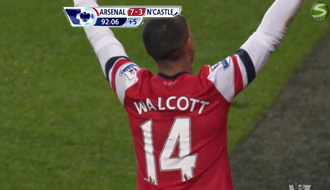 Arsenal, Theo Walcott, Hattrick